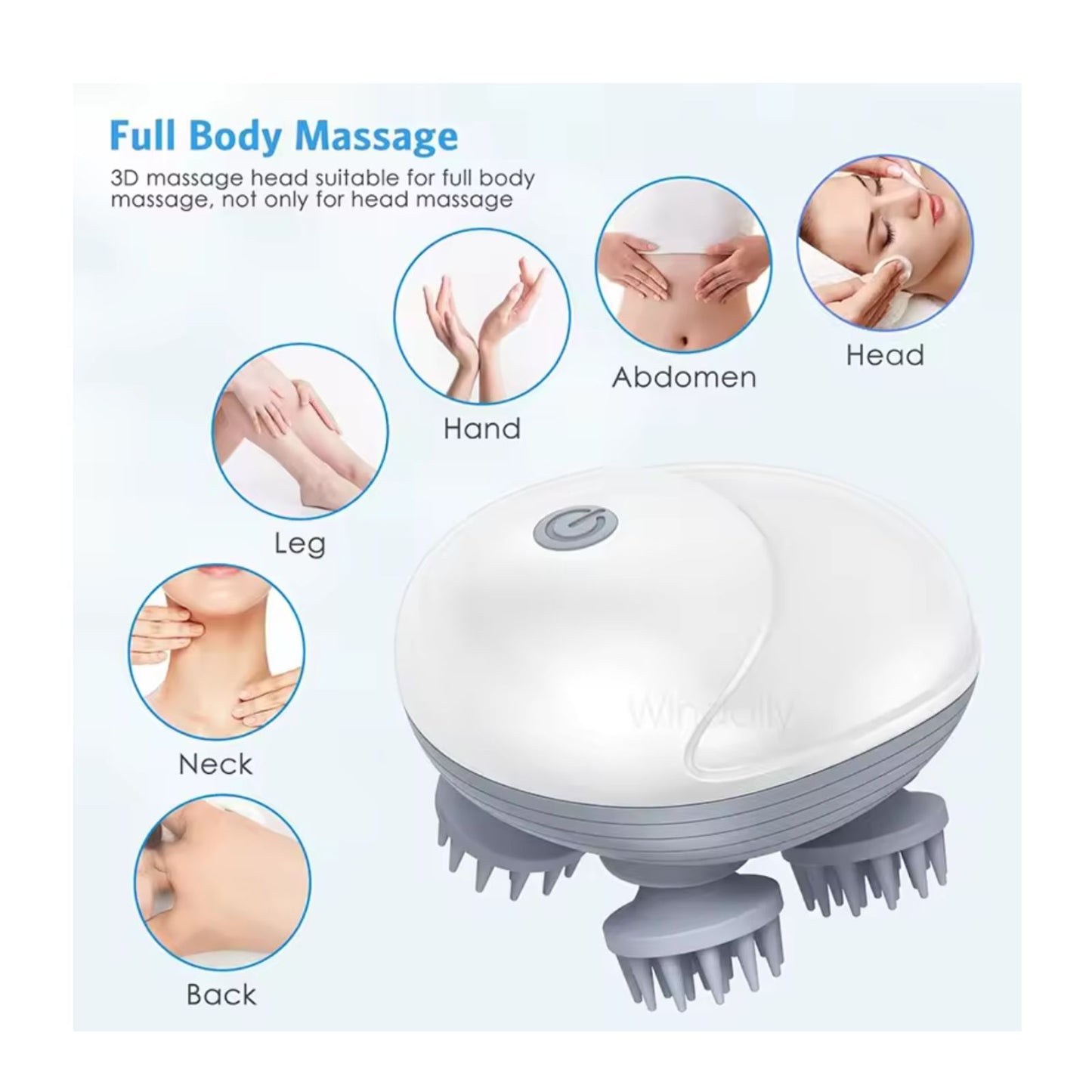 Luméa Calm – Therapeutic Scalp & Body Ritual Tool - White