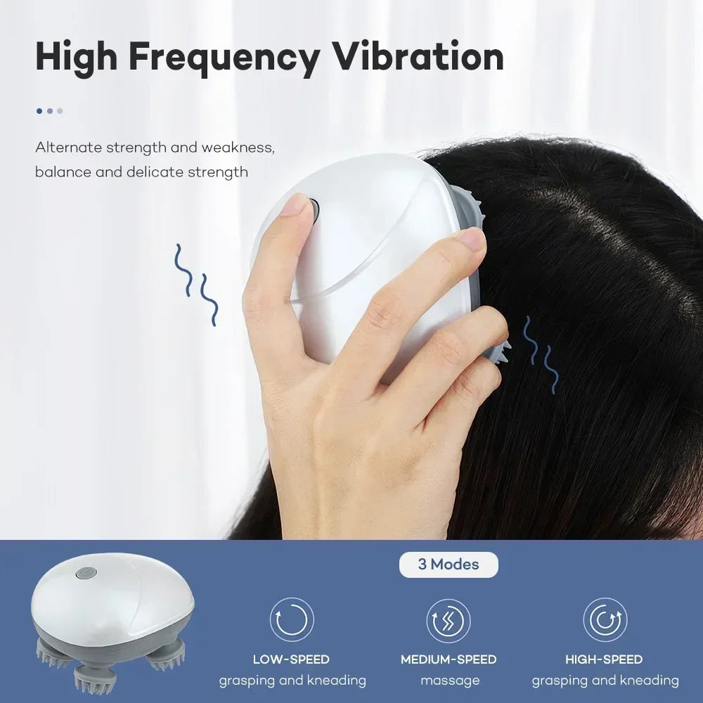 Luméa Calm – Therapeutic Scalp & Body Ritual Tool - White